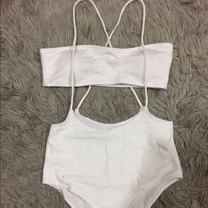White bikini